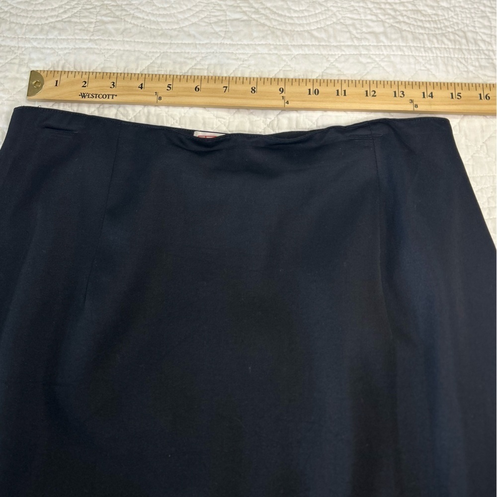 Talbots Fully Lined Black Midi Skirt. Size 14. #Career #professional #minimalist - Picture 5 of 7
